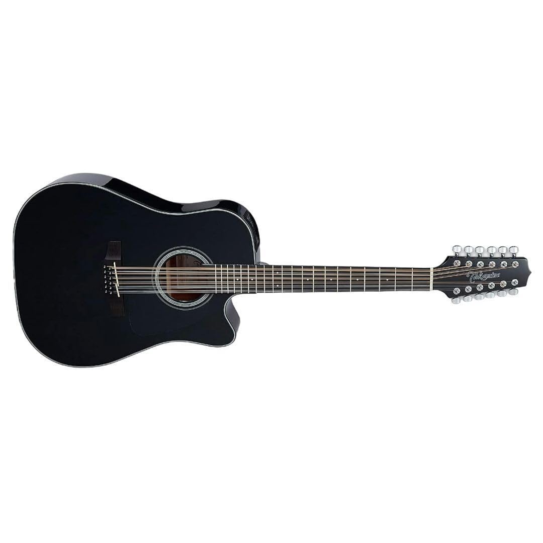 12-string Acoustic-electric Guitar Black D707102