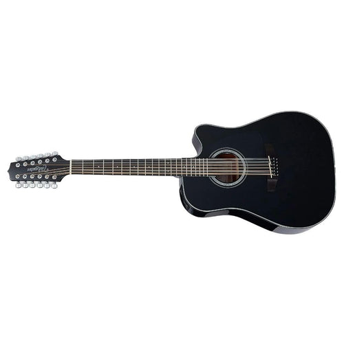 12-string Acoustic-electric Guitar Black D707102