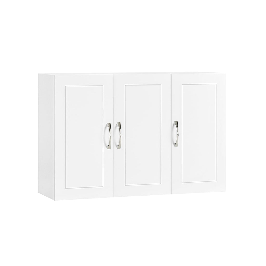 White 3-Door Bathroom Wall Cabinet A589