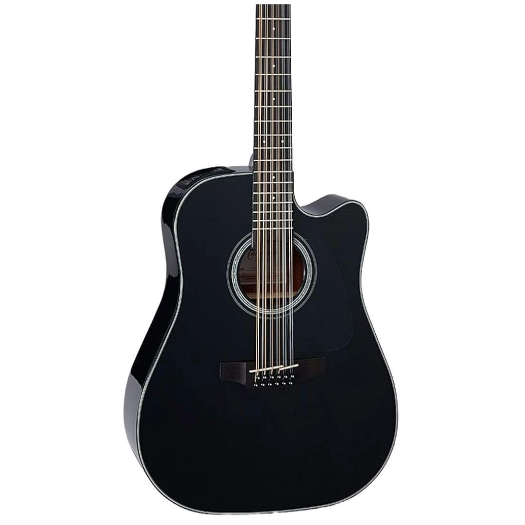 12-string Acoustic-electric Guitar Black D707102