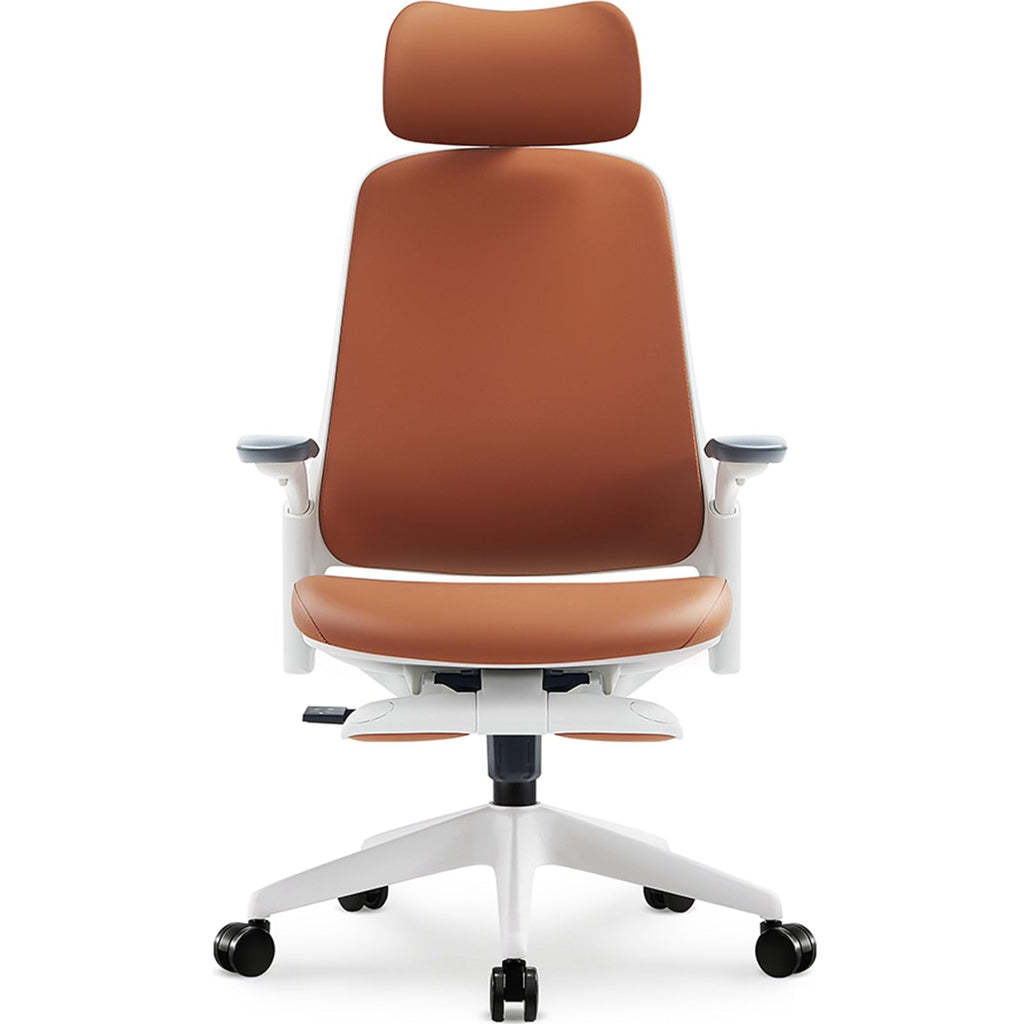 Leather Ergonomic Office Chair with Footrest Q70204