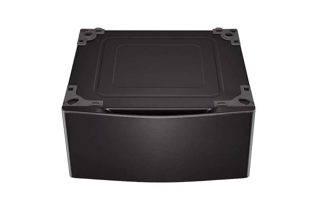 29 in. Laundry Pedestal with Storage Drawer in Black Steel M700210