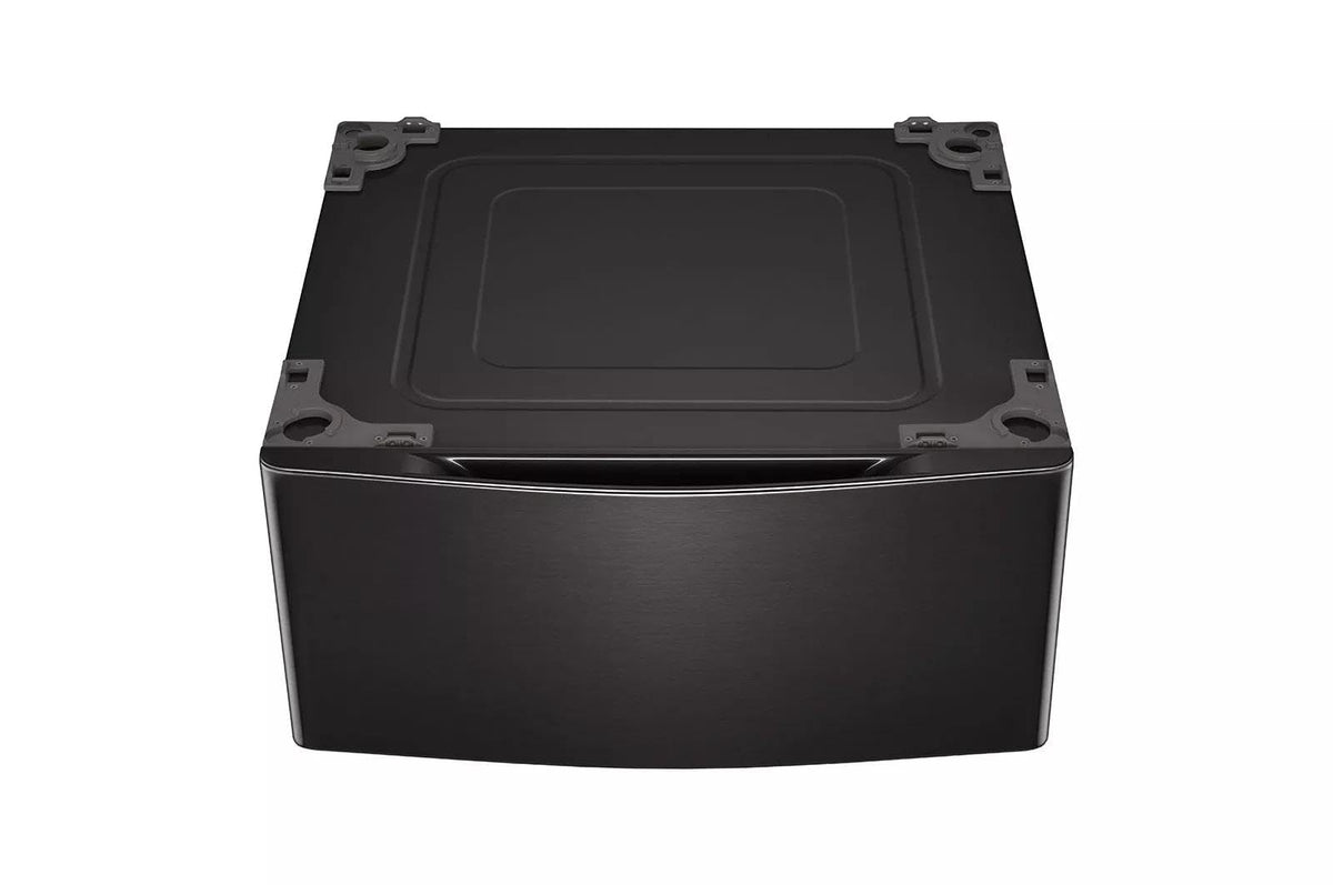 29 in. Laundry Pedestal with Storage Drawer in Black Steel M700210