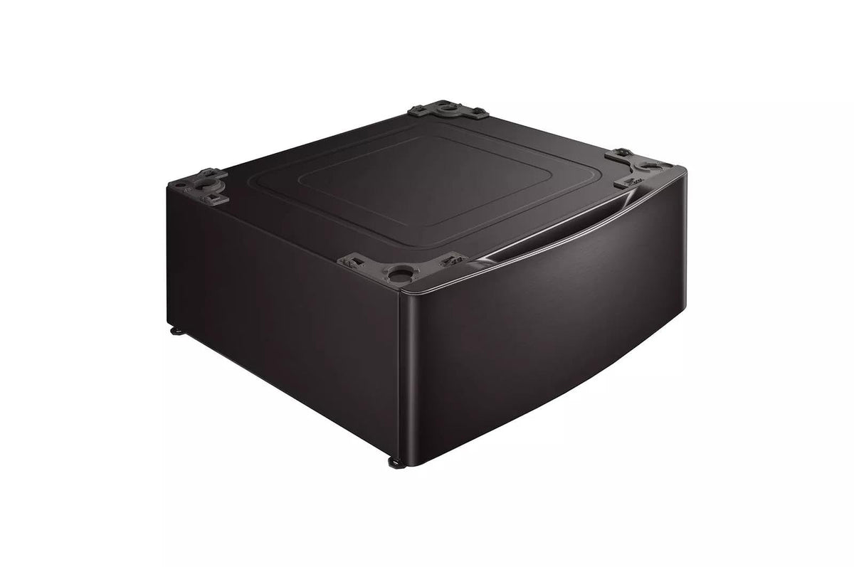 29 in. Laundry Pedestal with Storage Drawer in Black Steel M700210
