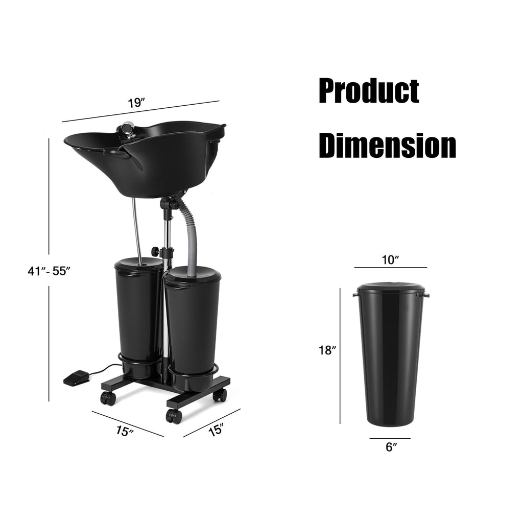 Electric Shampoo Bowl with Water Pump Q948568