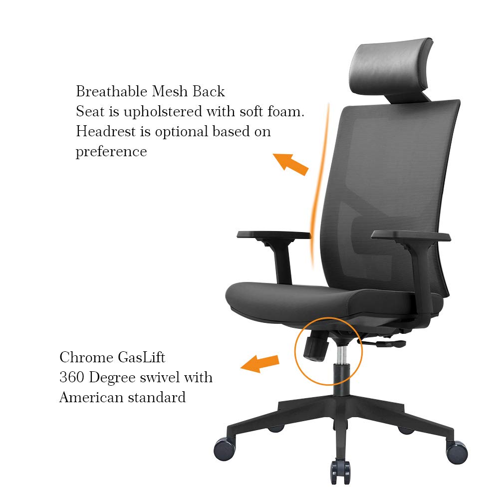 Ergonomic Mesh Office Chair with Lumbar Support E53513