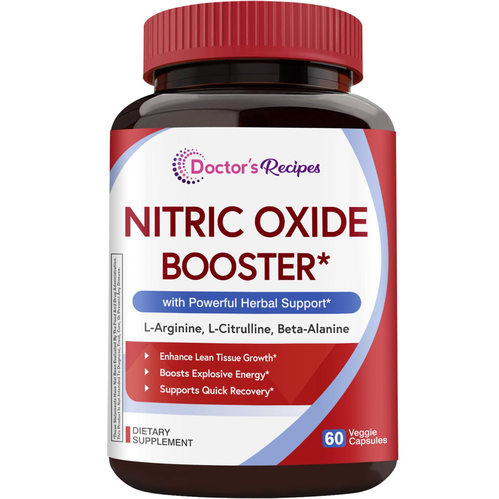 Nitric Oxide Booster 1380 mg 60 Vegan Caps C600498