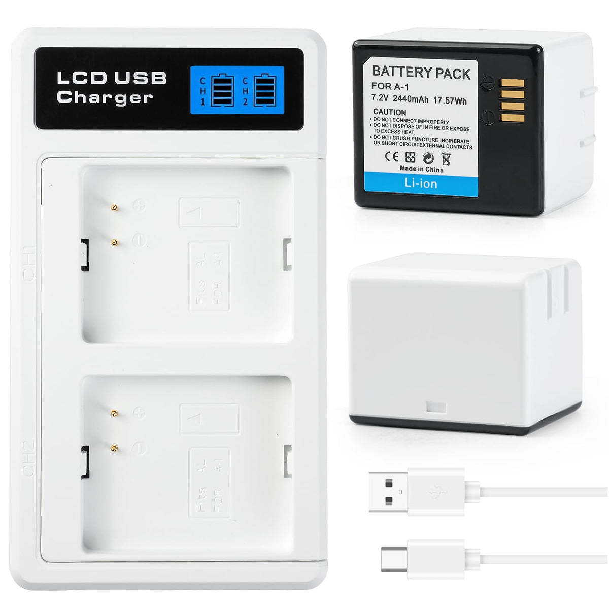 2Pack Batteries and Charger S863943