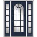Steel Left Hand In-swing Prehung Front Door with Sidelites D726164
