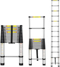 16.5FT Aluminum Telescoping Ladder 300 lbs E602