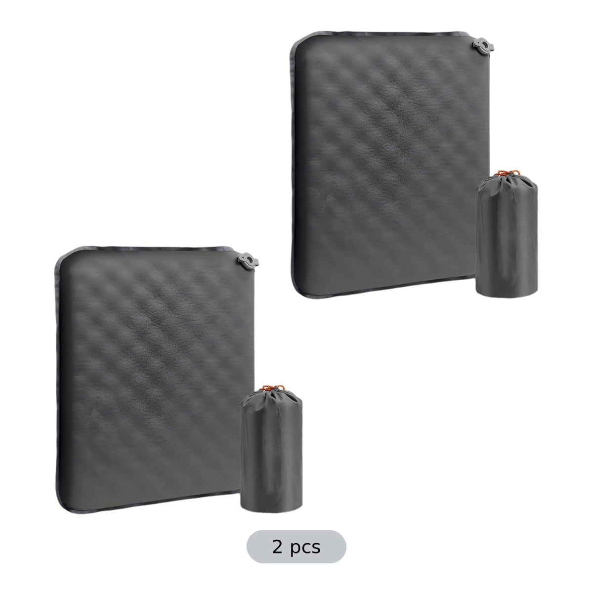 2 Pcs Inflatable Seat Cushion, 16.9 x 13 in Nylon TPU O204