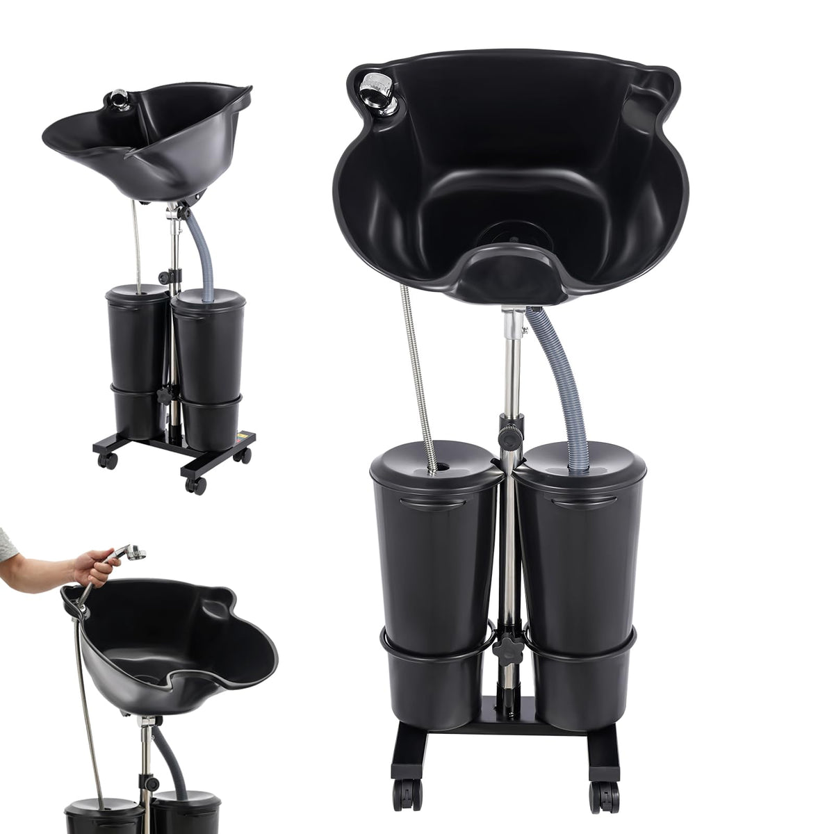 Portable Shampoo Bowl with Electric Pump T547871