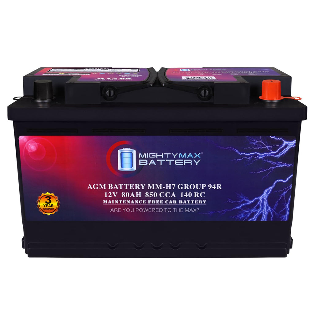 12V 80AH 850 CCA Replacement Battery Q92987