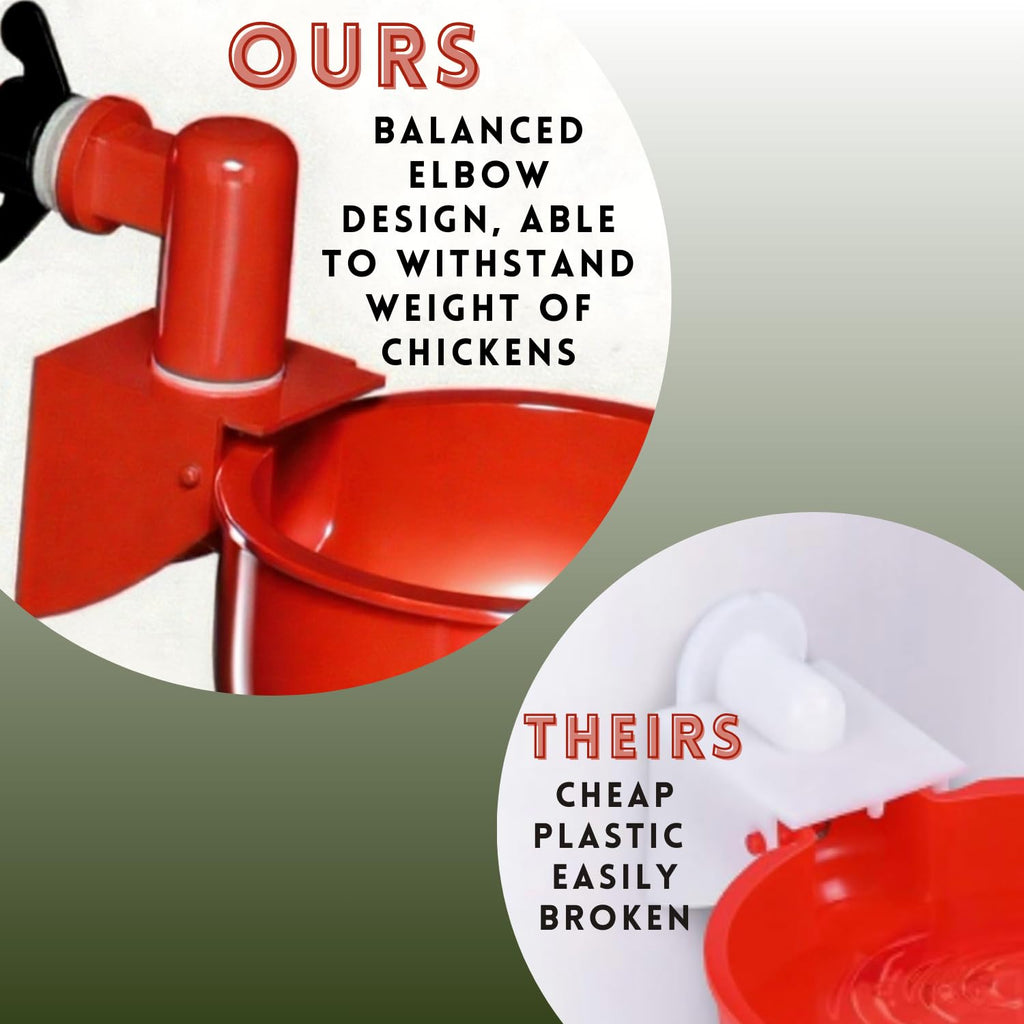 Leak Resistant Automatic Chicken Waterer Cups 8pk N934
