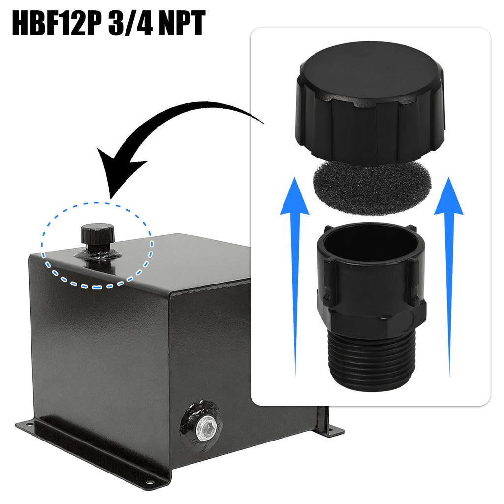 3/4 NPT Hydraulic Power Unit Poly Breather Cap S3863