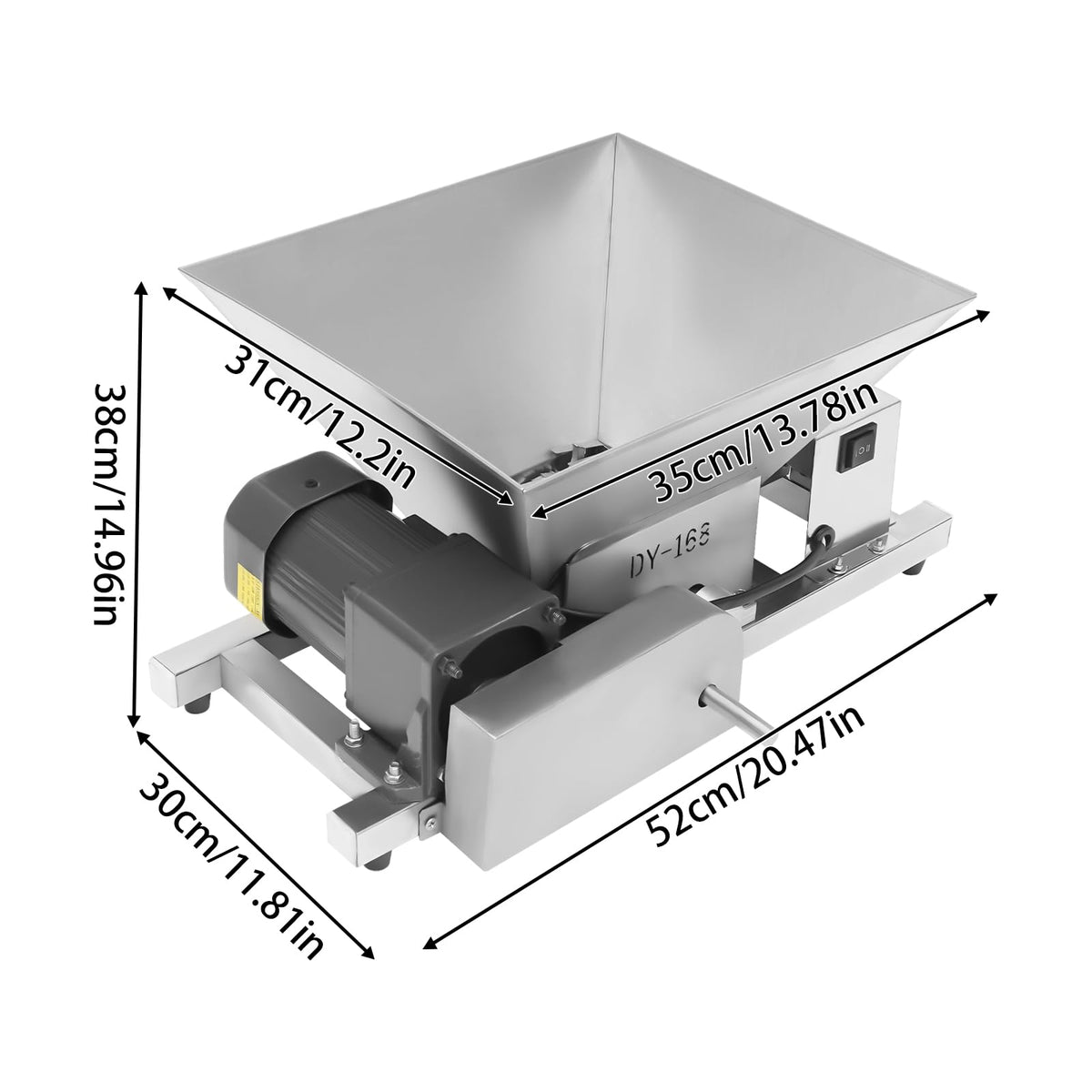 4L Stainless Steel Electric Fruit Grinding Machine W656036