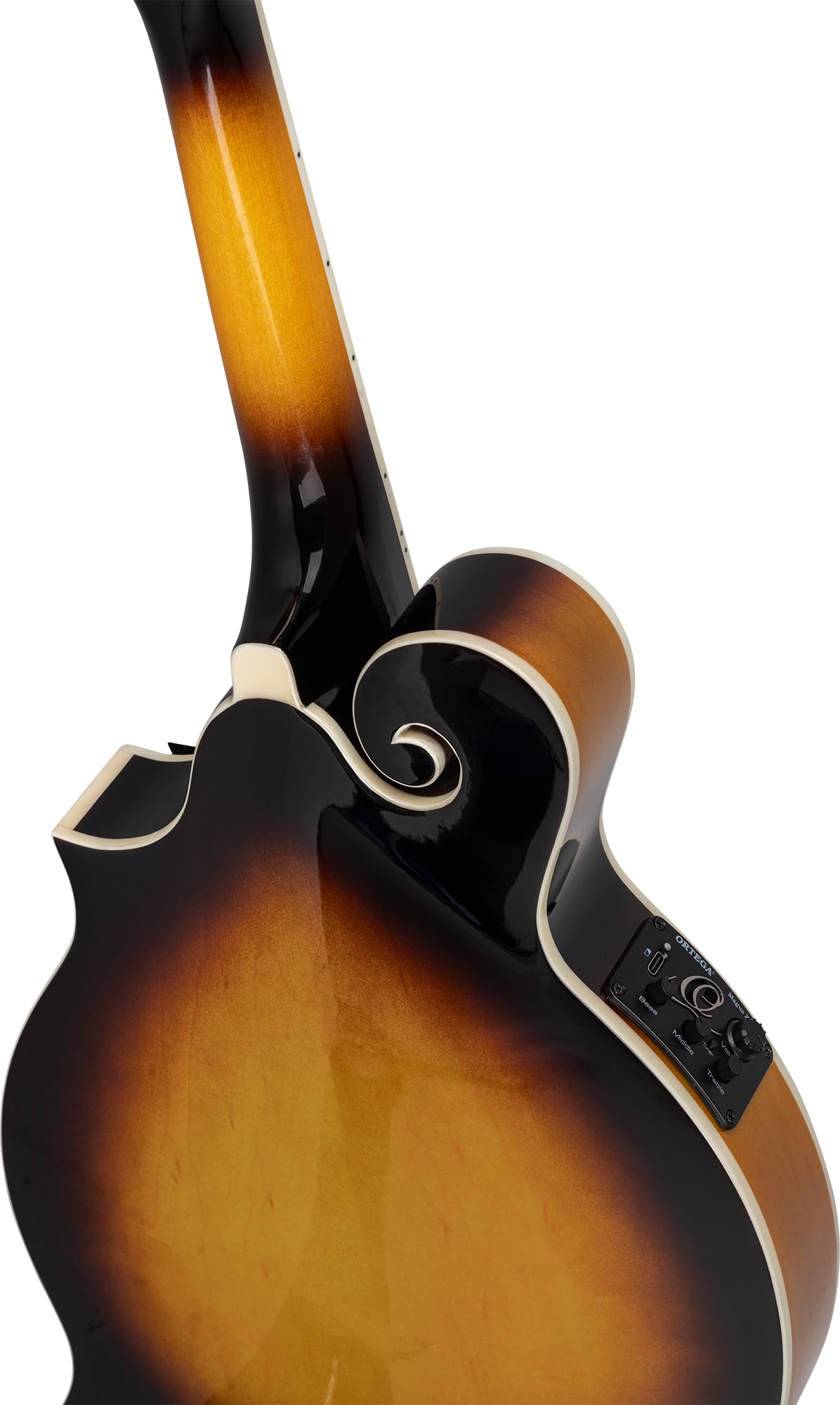 Solid Top F-Style Acoustic-Electric Mandolin Tobacco Sunburst D4619