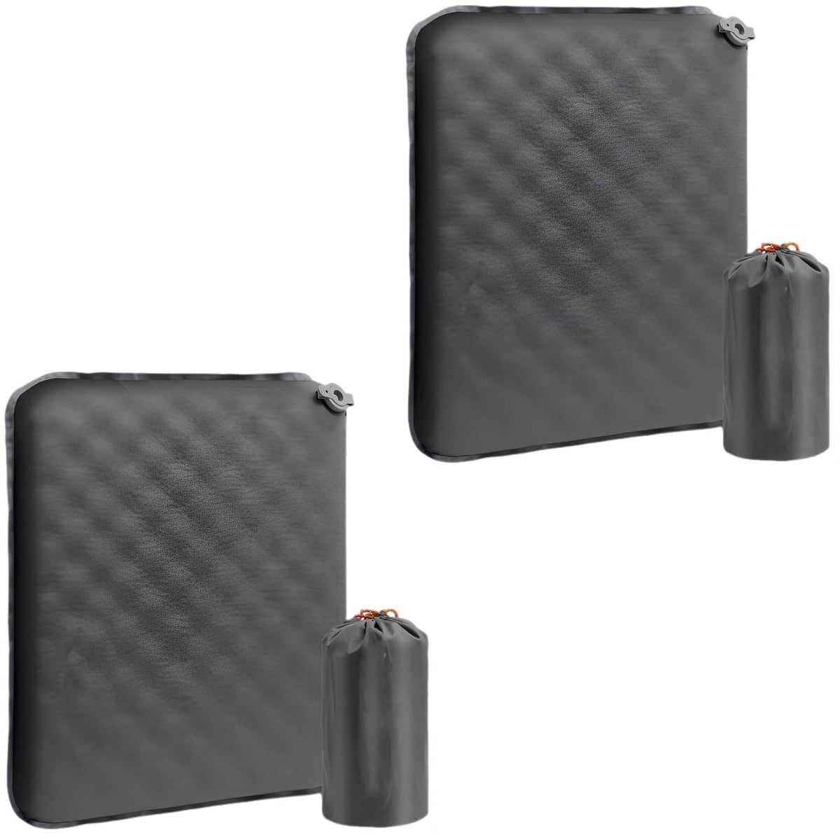 2 Pcs Inflatable Seat Cushion, 16.9 x 13 in Nylon TPU O204