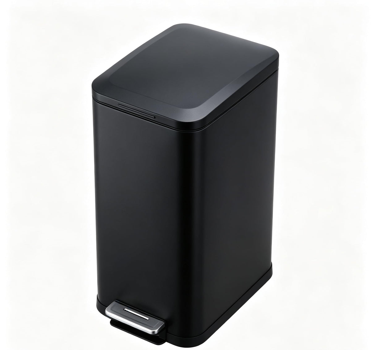 50L Slim Stainless Steel Trash Can with Lid U96495