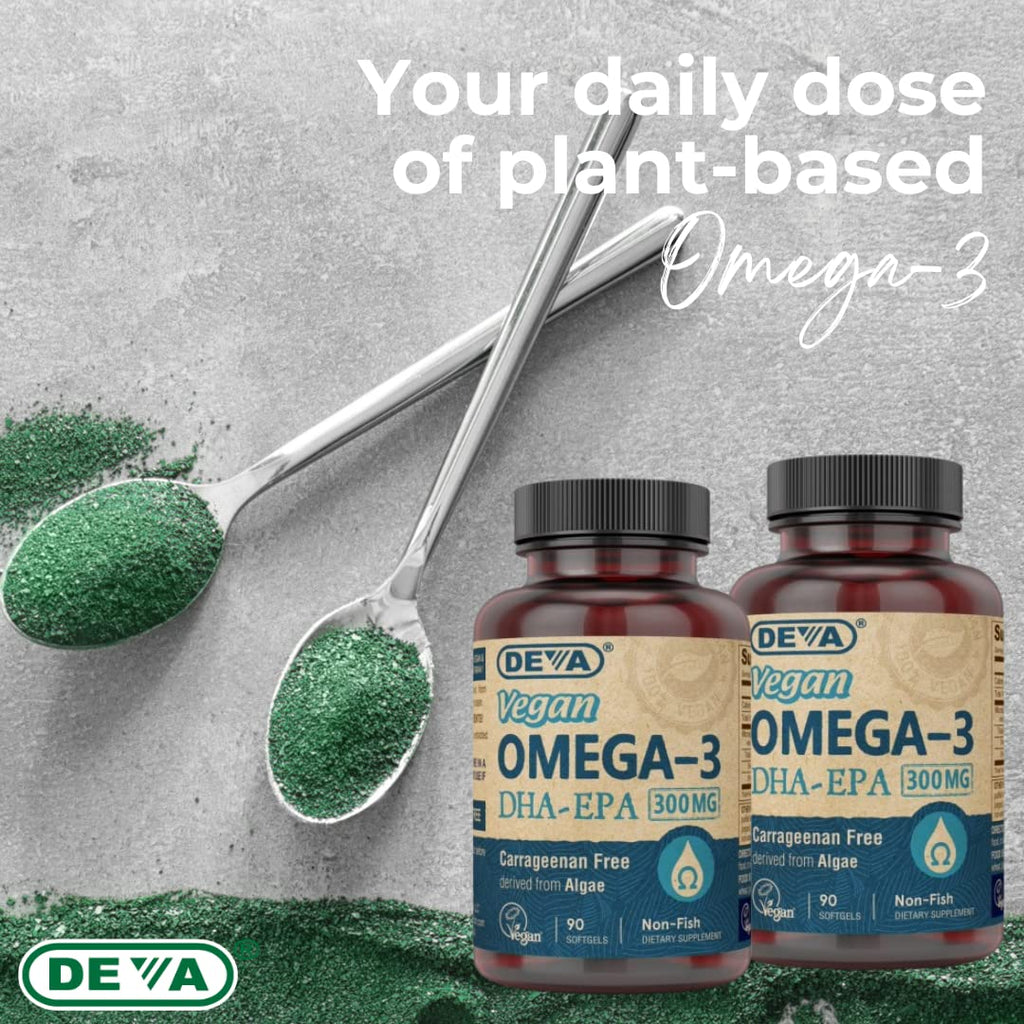 Vegan Omega-3 DHA EPA 300 mg 90 Softgels X31589
