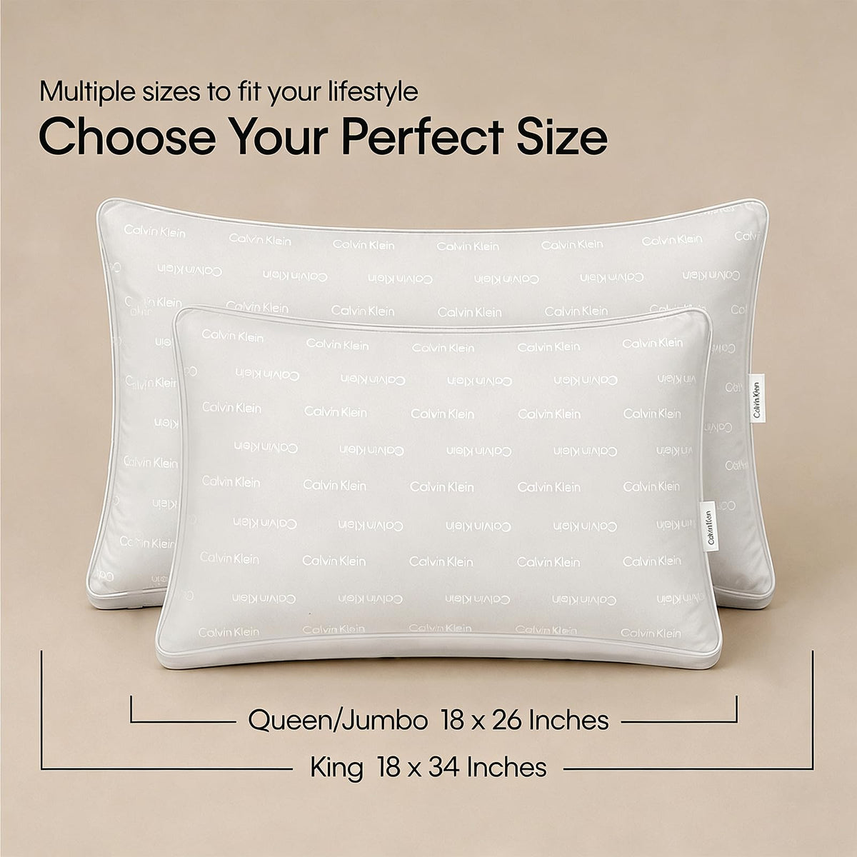 King Size Set of 2 Down Alternative Pillow M7539