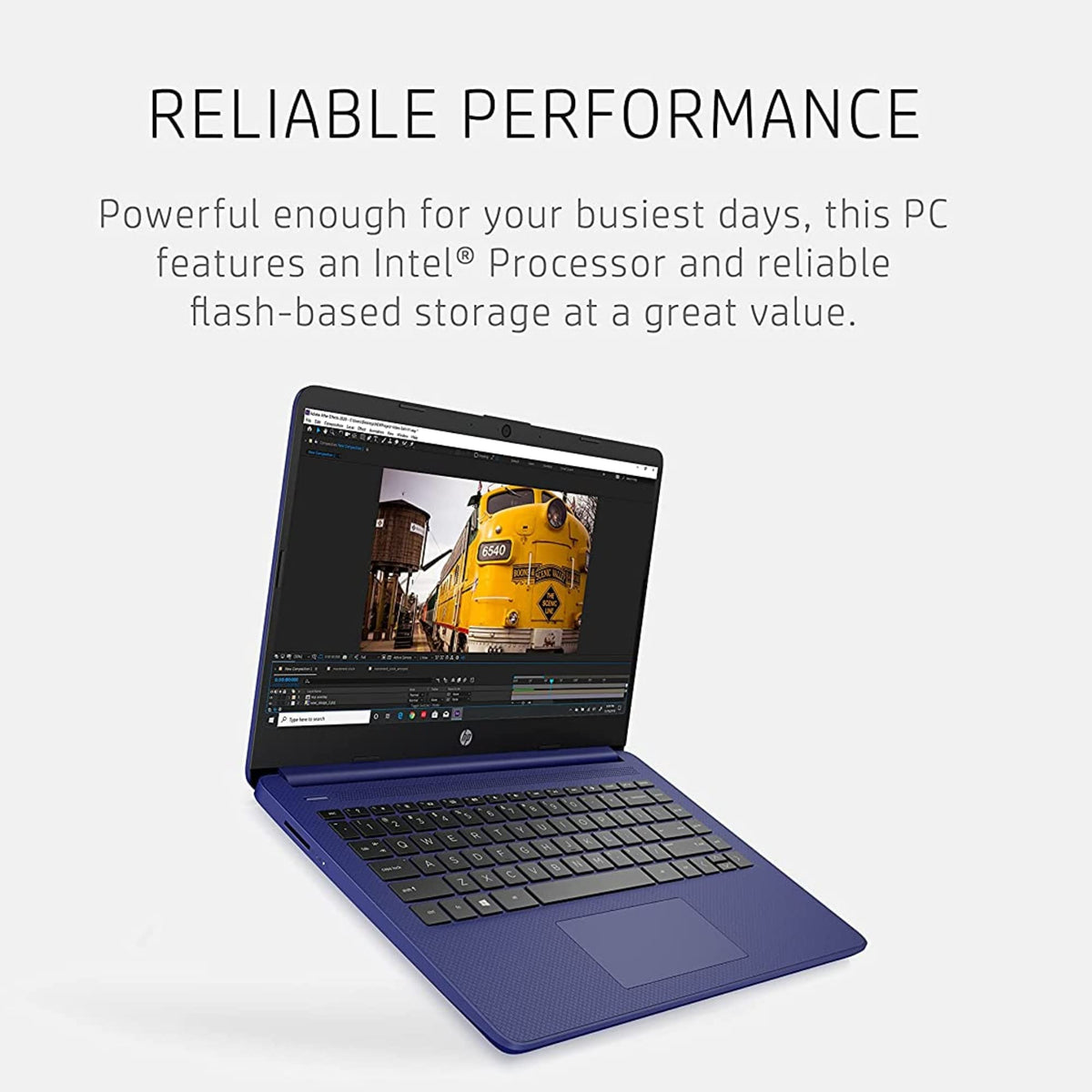 14" HD Laptop, Intel Celeron, 4GB Memory, 64GB eMMC, Blue Q94237