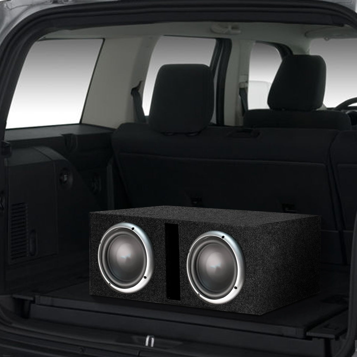 Dual 12" Car Audio Subwoofer Box A273