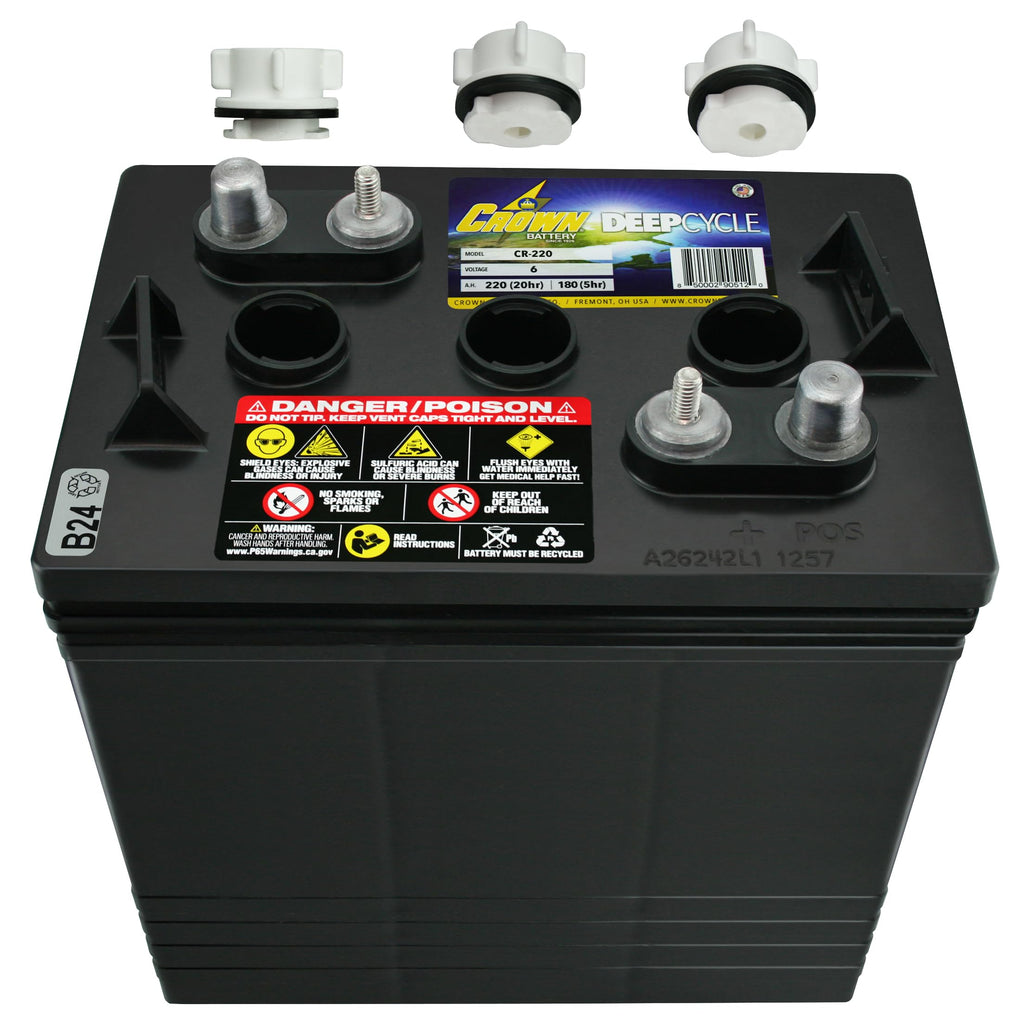 6V 220 AH Battery X4 P44423
