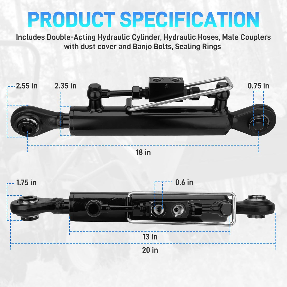 Hydraulic Top Link Cat.1 I8481