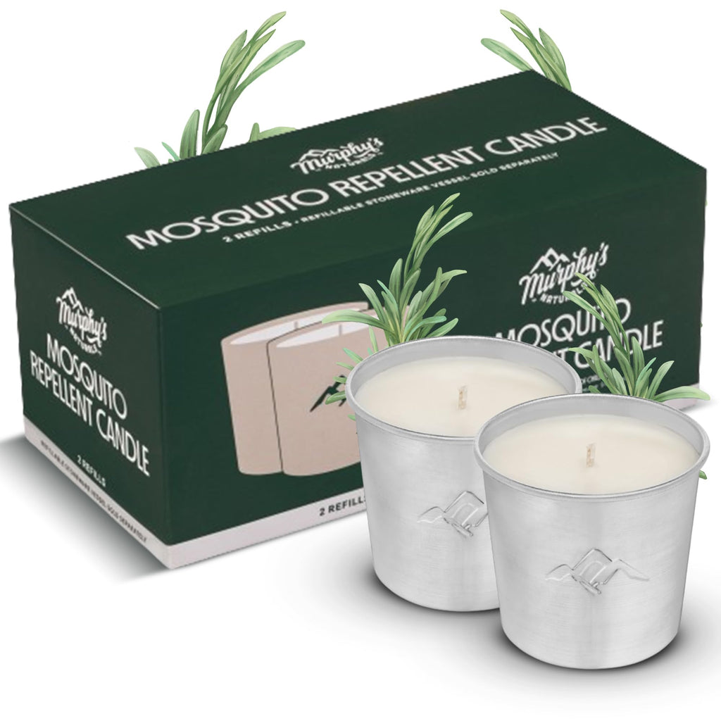 Mosquito Repellent Candle Refills 9 oz Pack of 2 P158