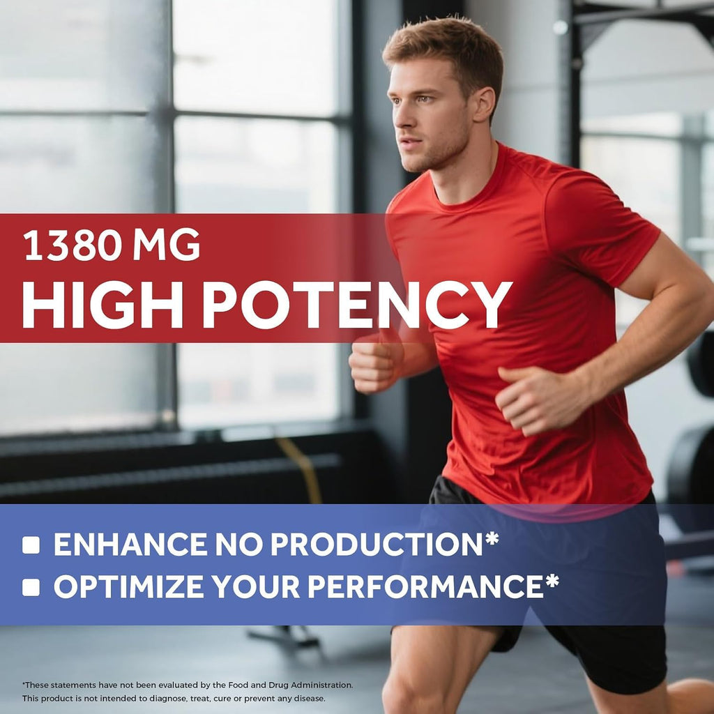 Nitric Oxide Booster 1380 mg 60 Vegan Caps C600498