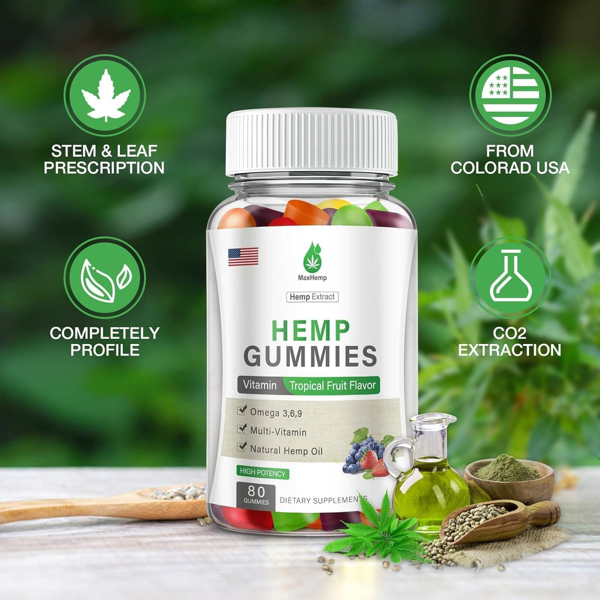Hemp Gummies Q1800