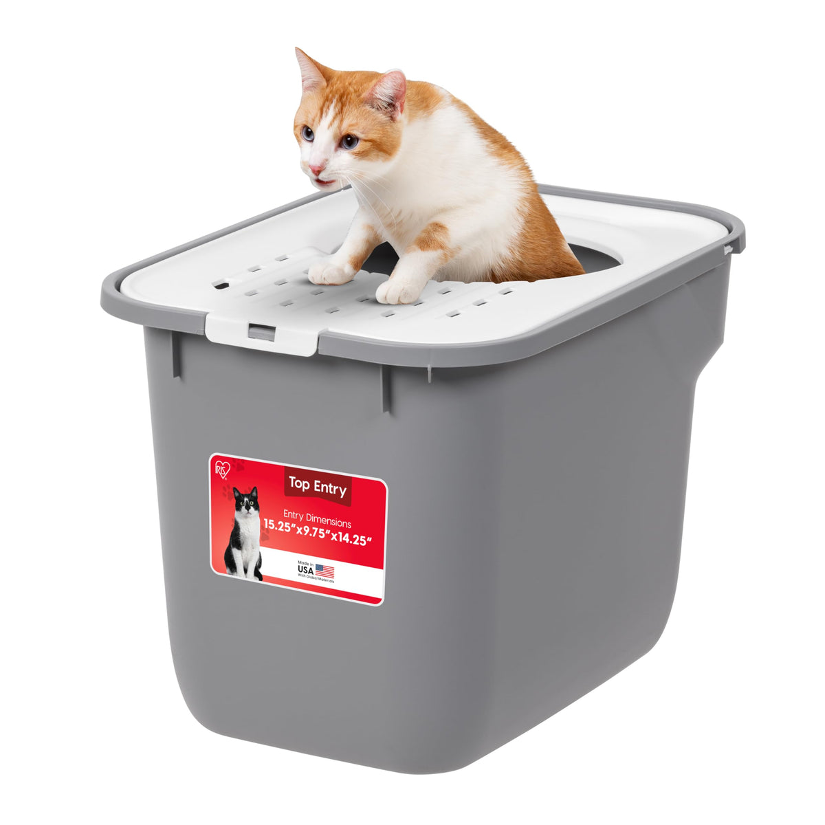 Large Top Entry Hooded Cat Litter Box J264