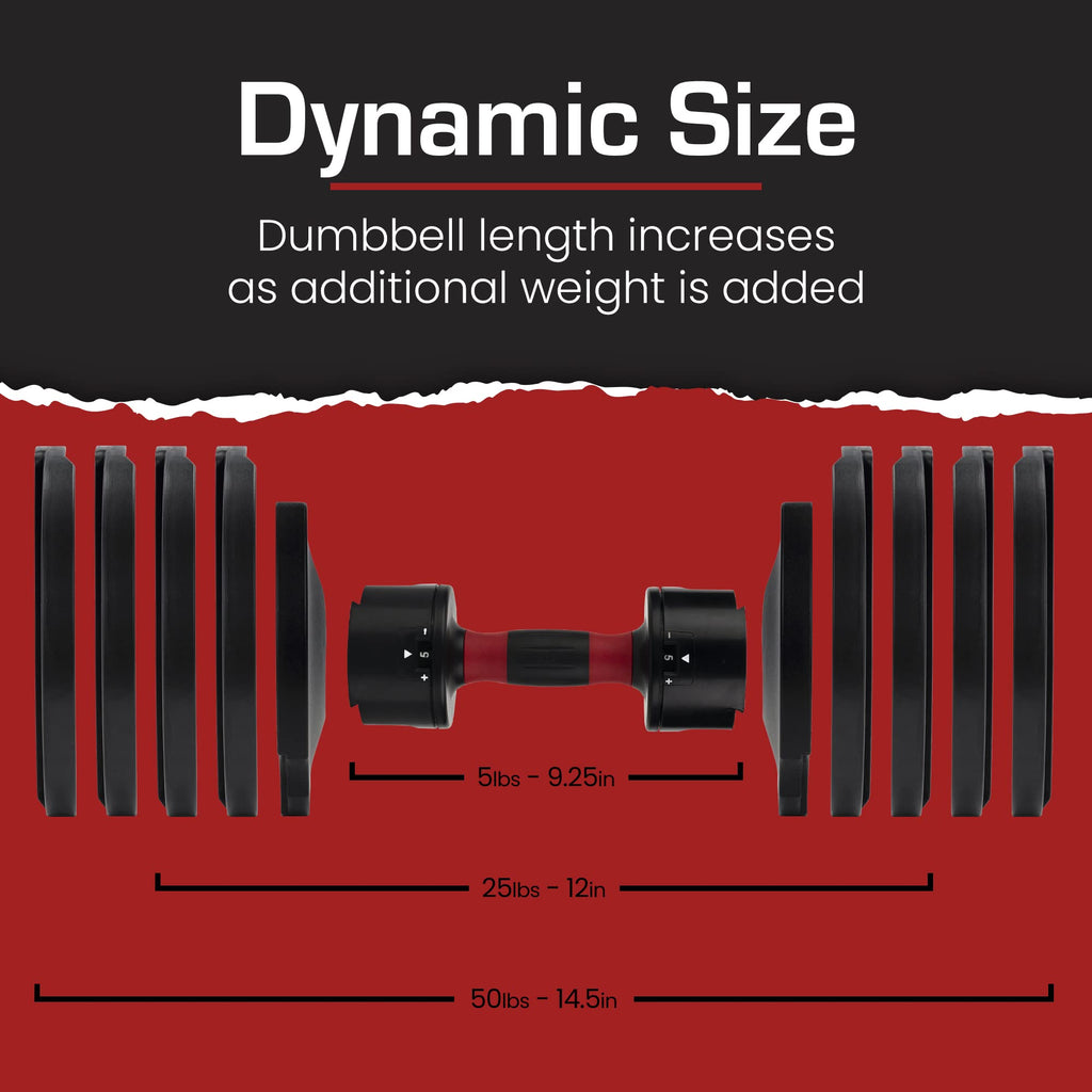 Adjustable Dumbbell Weight Set O335