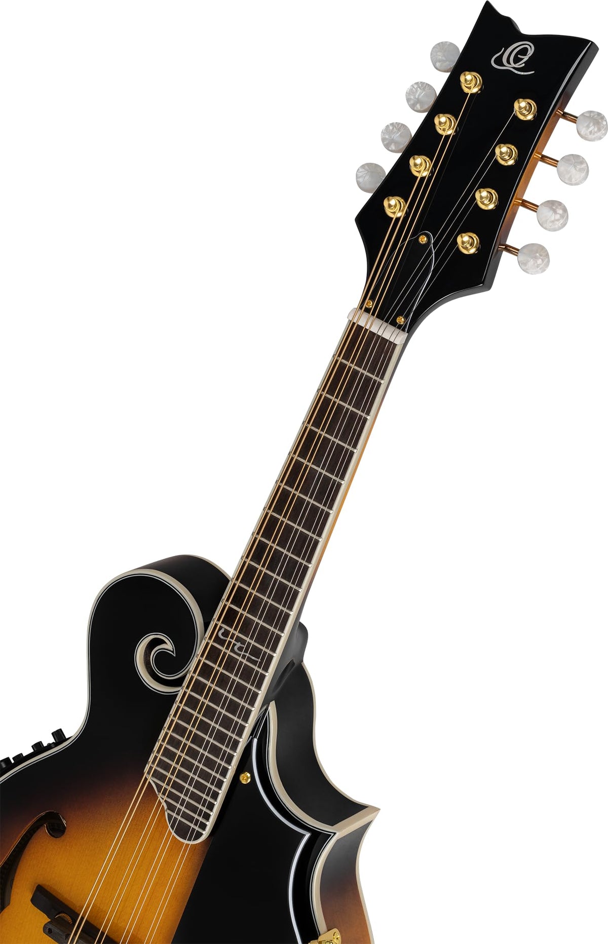 Solid Top F-Style Acoustic-Electric Mandolin Tobacco Sunburst D4619