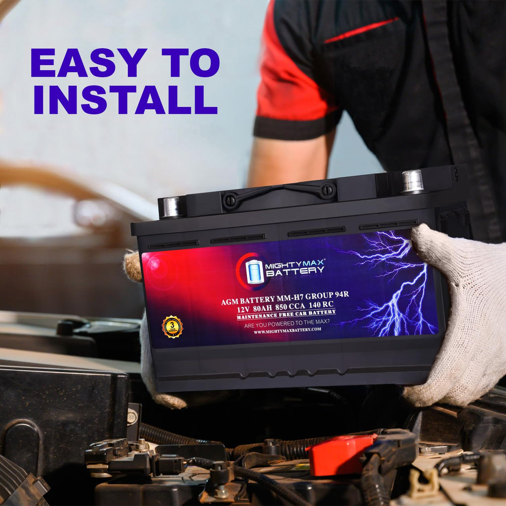 12V 80AH 850 CCA Replacement Battery Q92987