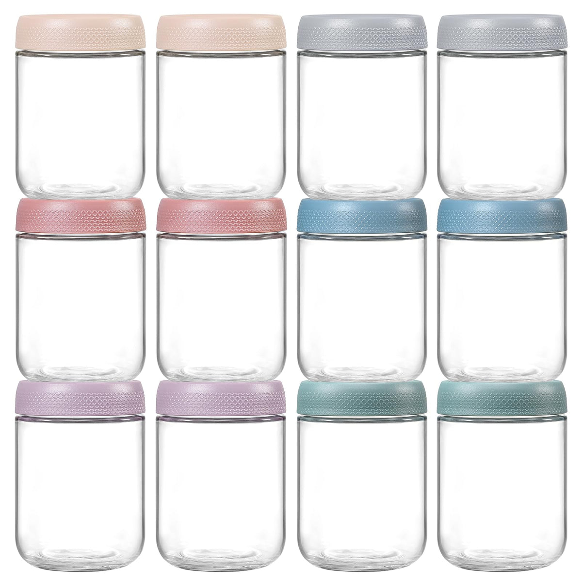 16oz Glass Jars with Airtight Lids U2303