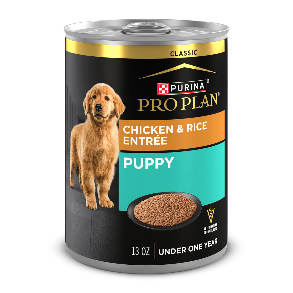 Wet Puppy Food Pate Chicken & Rice 12 Cans P17981