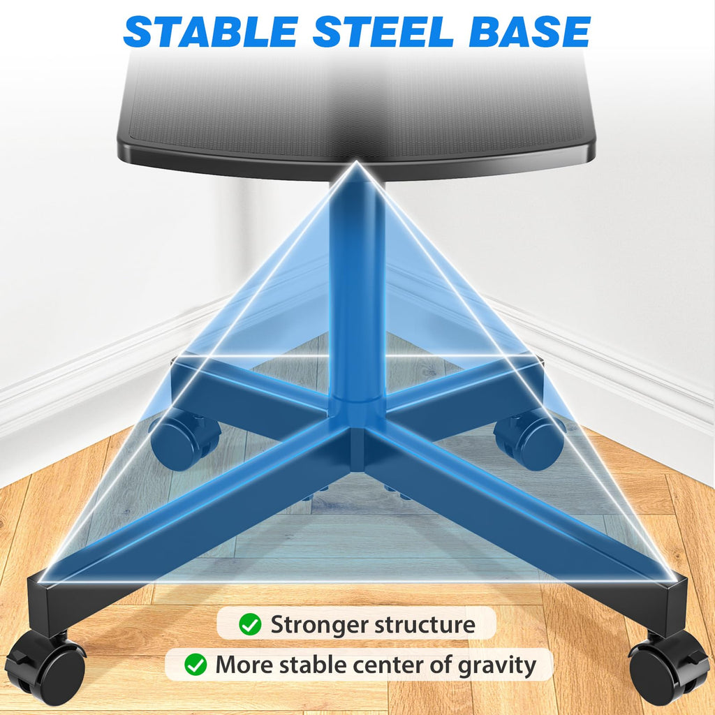 Mobile TV Stand for 23-65 Inch Flat Curved TVs Black L743