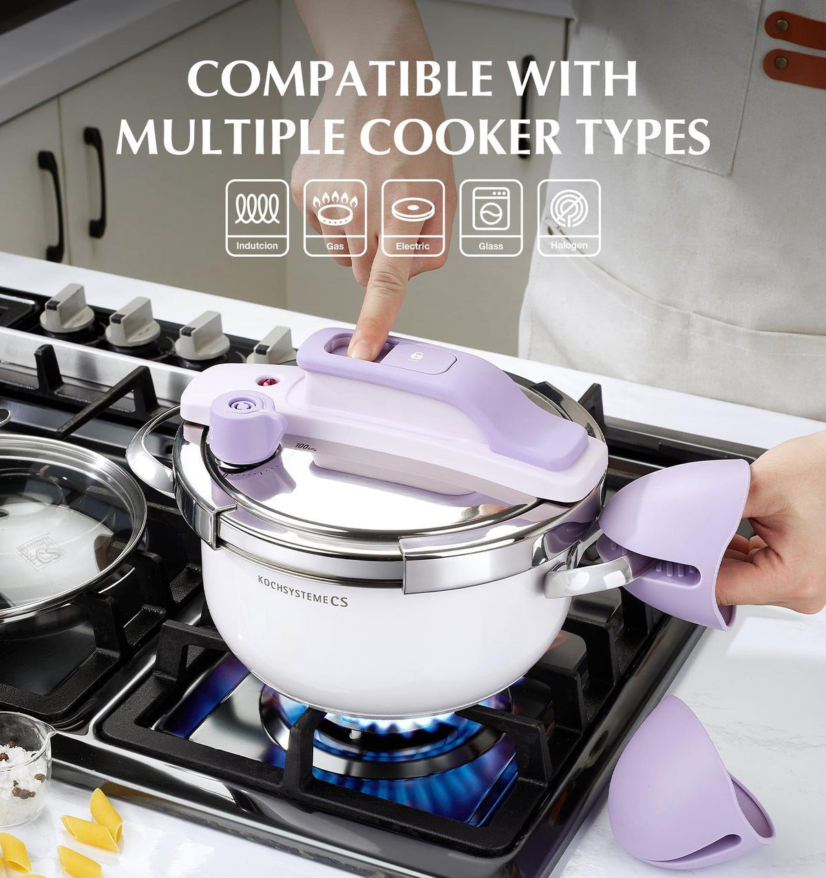 Small Stainless Steel Pressure Cooker 3.2 Quart J143