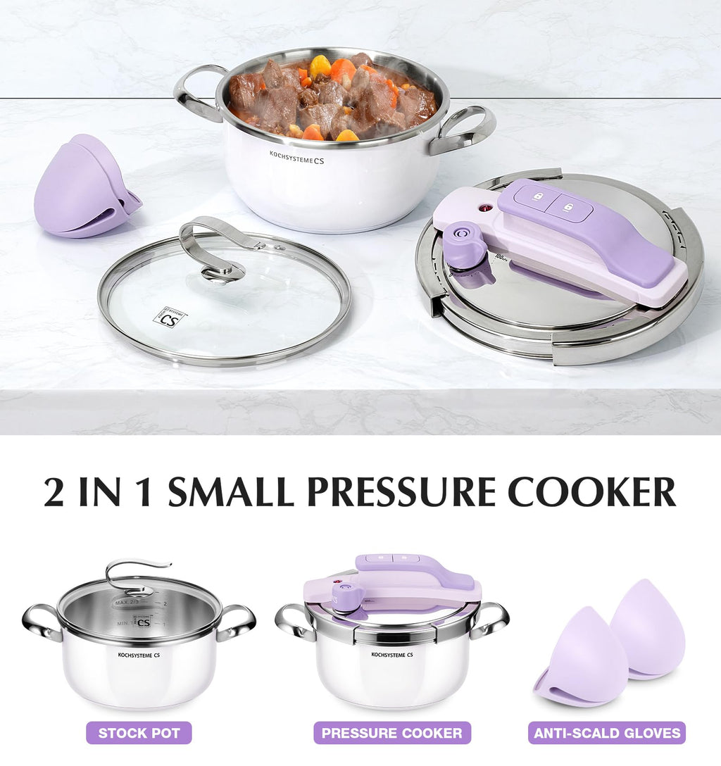 Small Stainless Steel Pressure Cooker 3.2 Quart J143