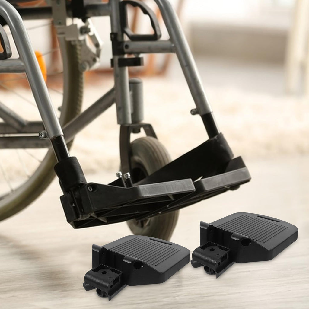 2pcs Universal Adjustable Wheelchair Leg Rest Foot Pedals Z31153