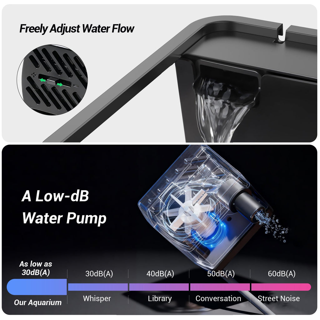 3.5 Gallon Acrylic Aquarium Starter Kit with Heater Z1749