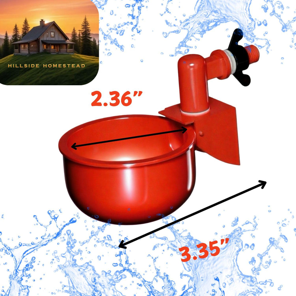 Leak Resistant Automatic Chicken Waterer Cups 8pk N934