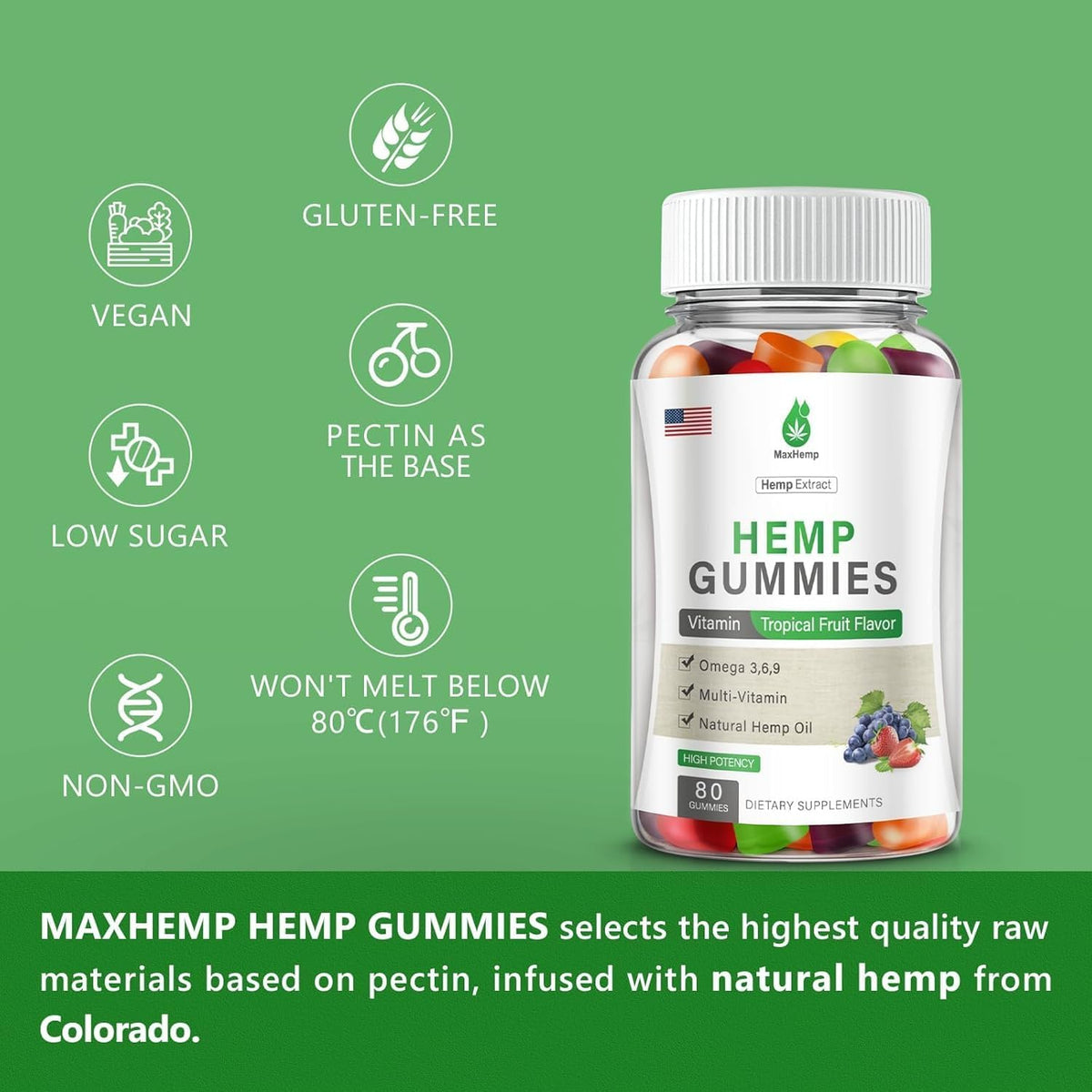 Hemp Gummies Q1800