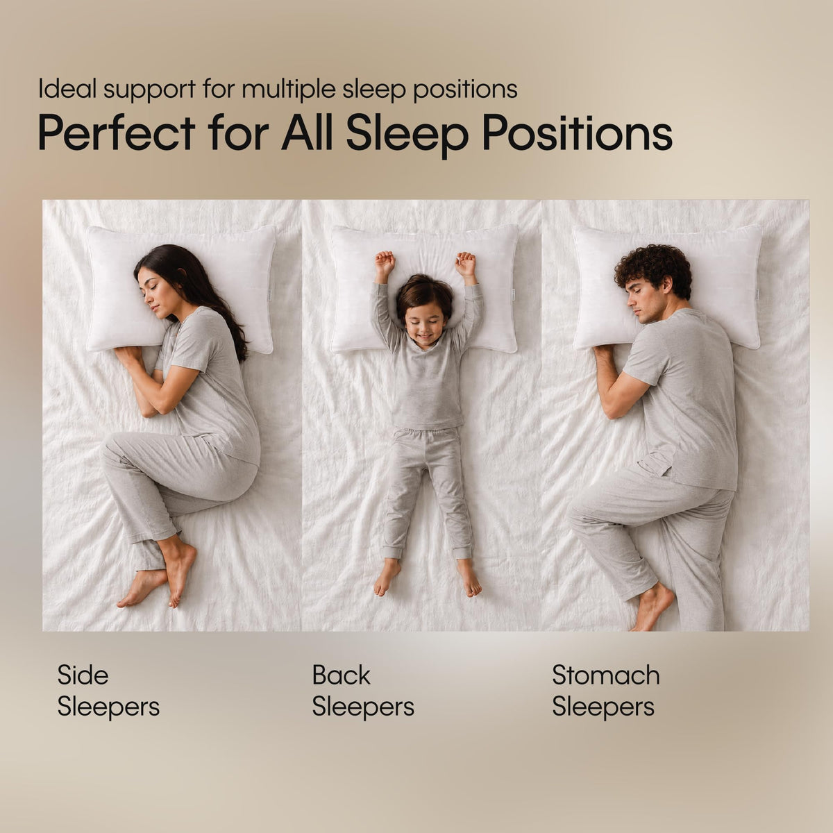King Size Set of 2 Down Alternative Pillow M7539