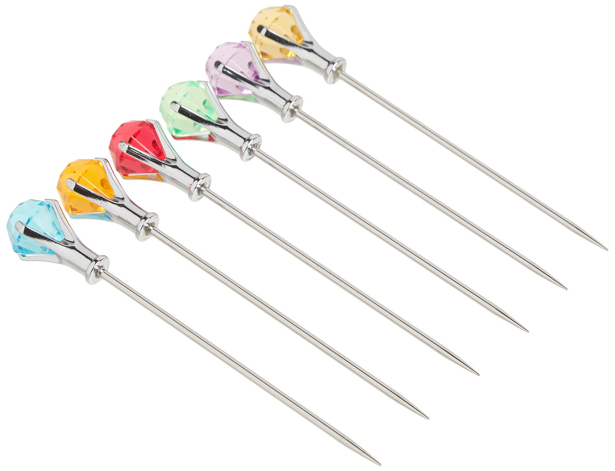 Multicolor Martini Picks Set of 6 D41008