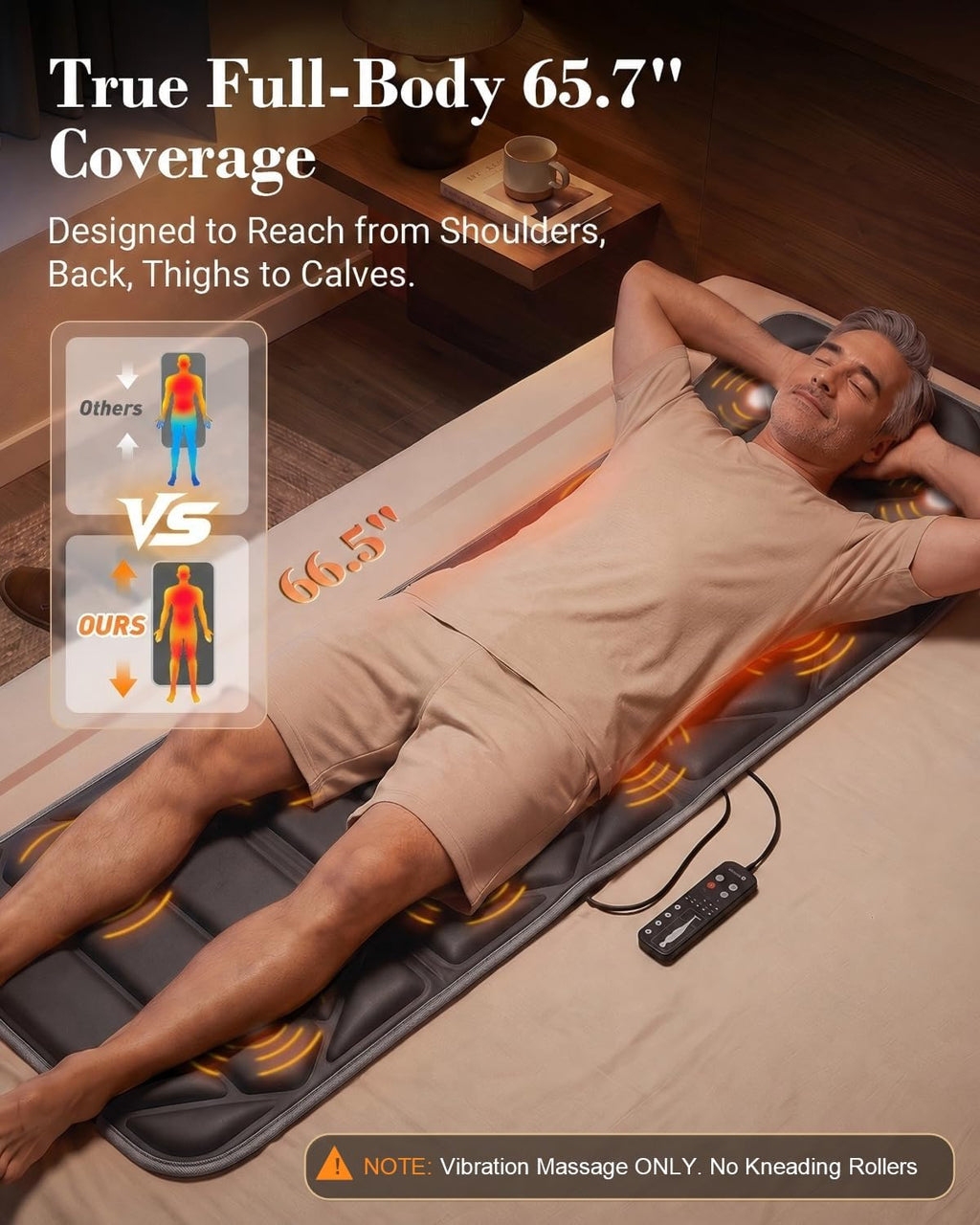 Full Body Massage Mat with Heat T588282