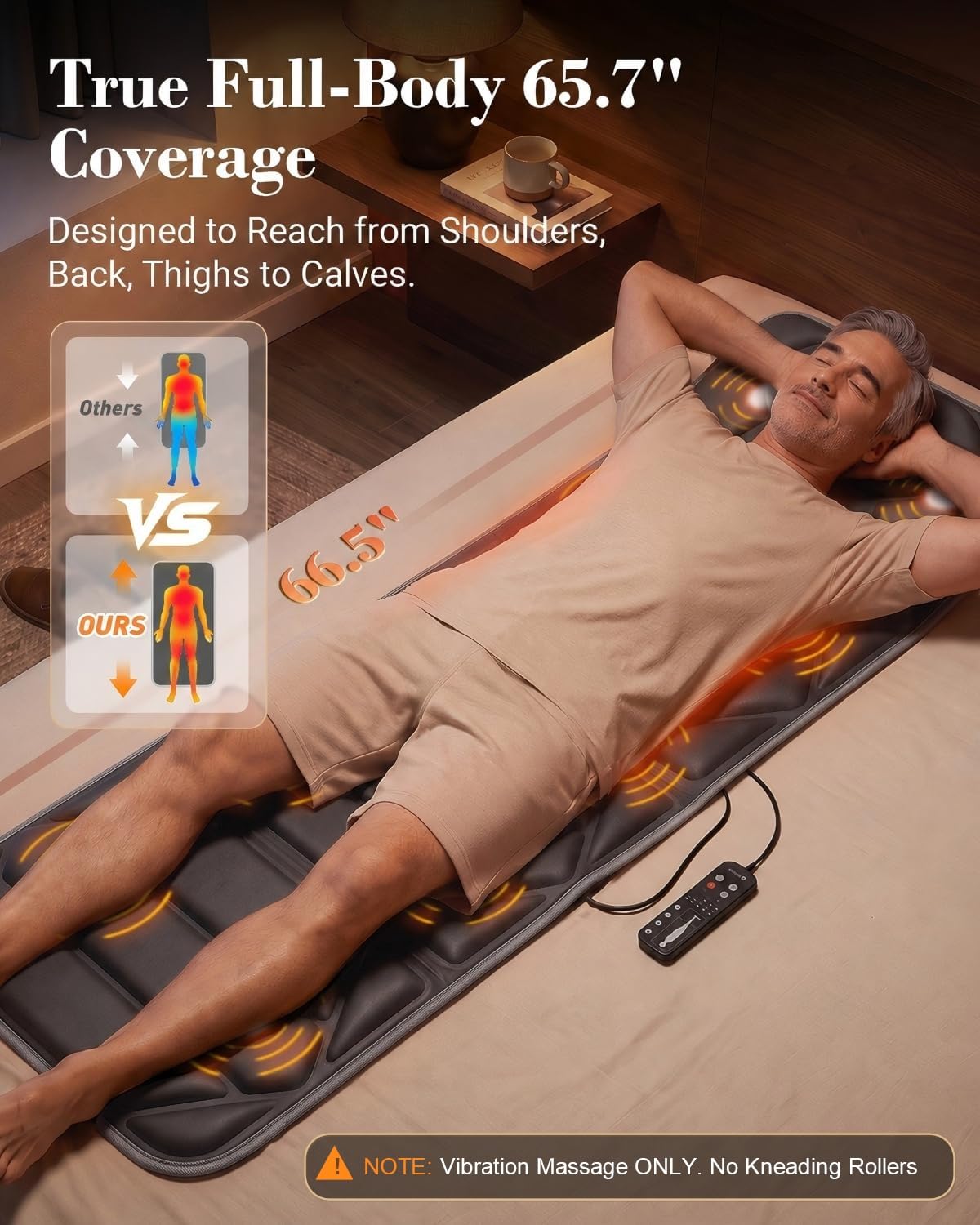 Full Body Massage Mat with Heat T588282