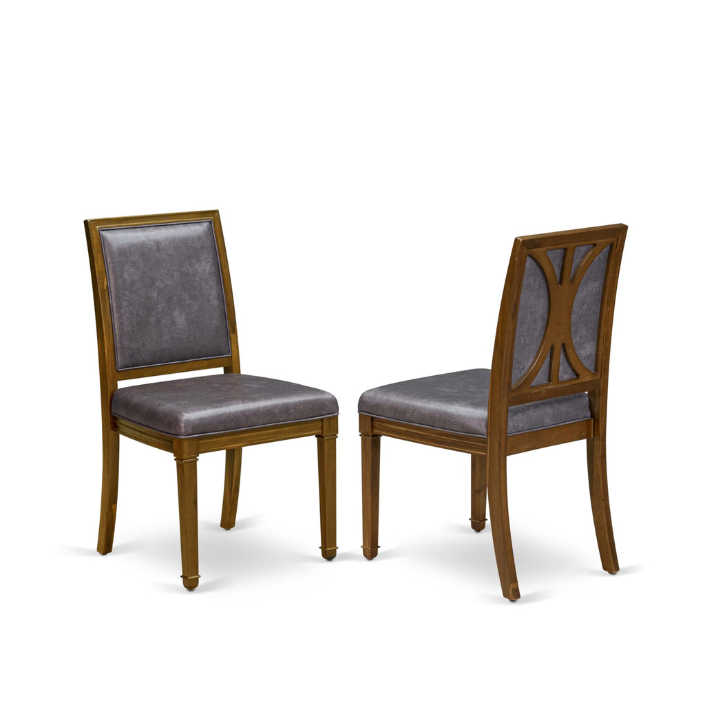 9 Piece Dining Table Set with 8 Light Beige Fabric Chairs I36205